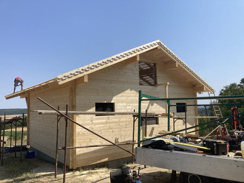 Haus in Holzbauweise — ronkfal epites